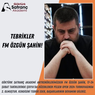 ÖZGÜN ŞAHİN 2024 PILSEN OPEN 2024 İKİNCİSİ!