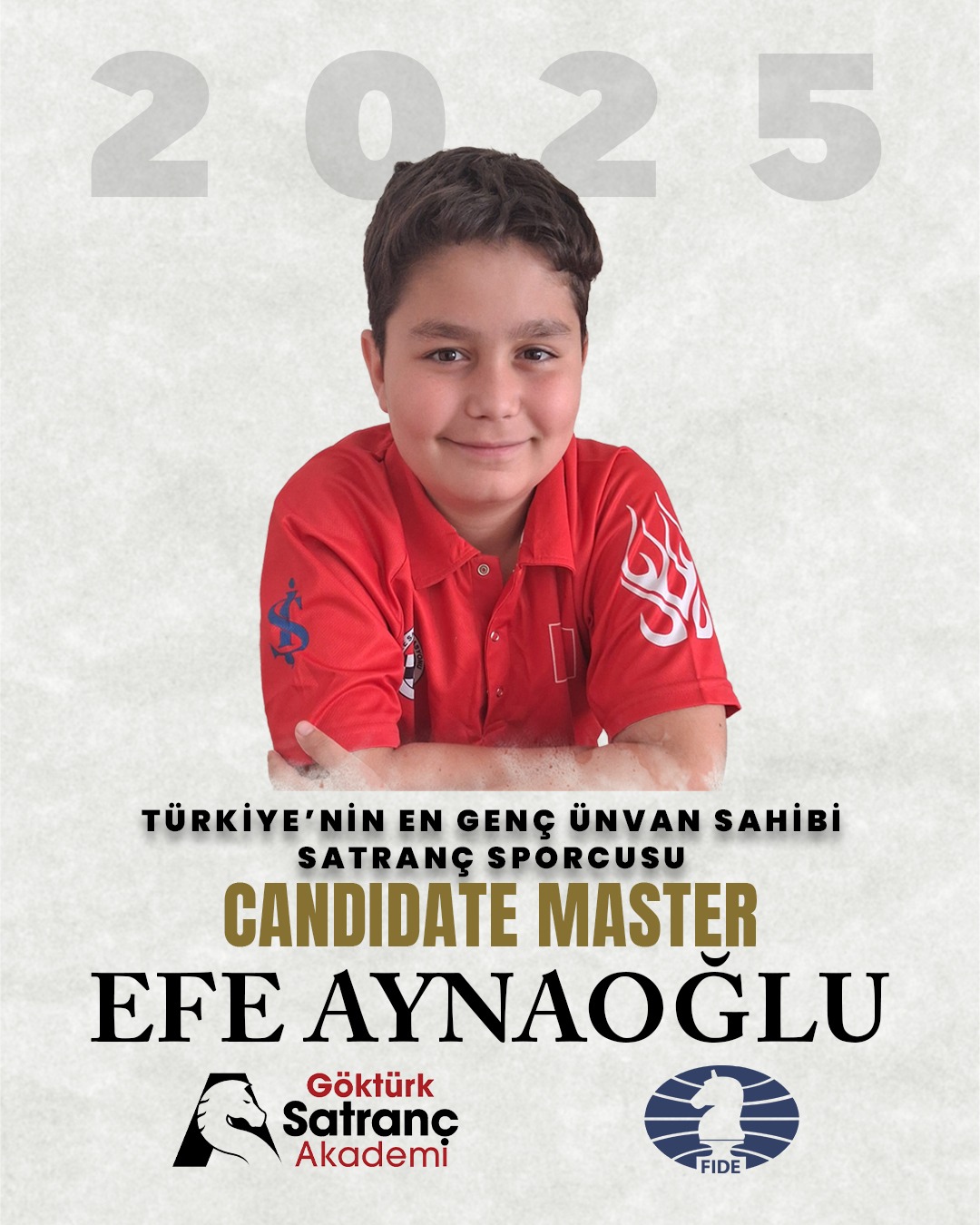 TÜRKİYE'NİN EN GENÇ CM'si  EFE AYNAOĞLU 🌟